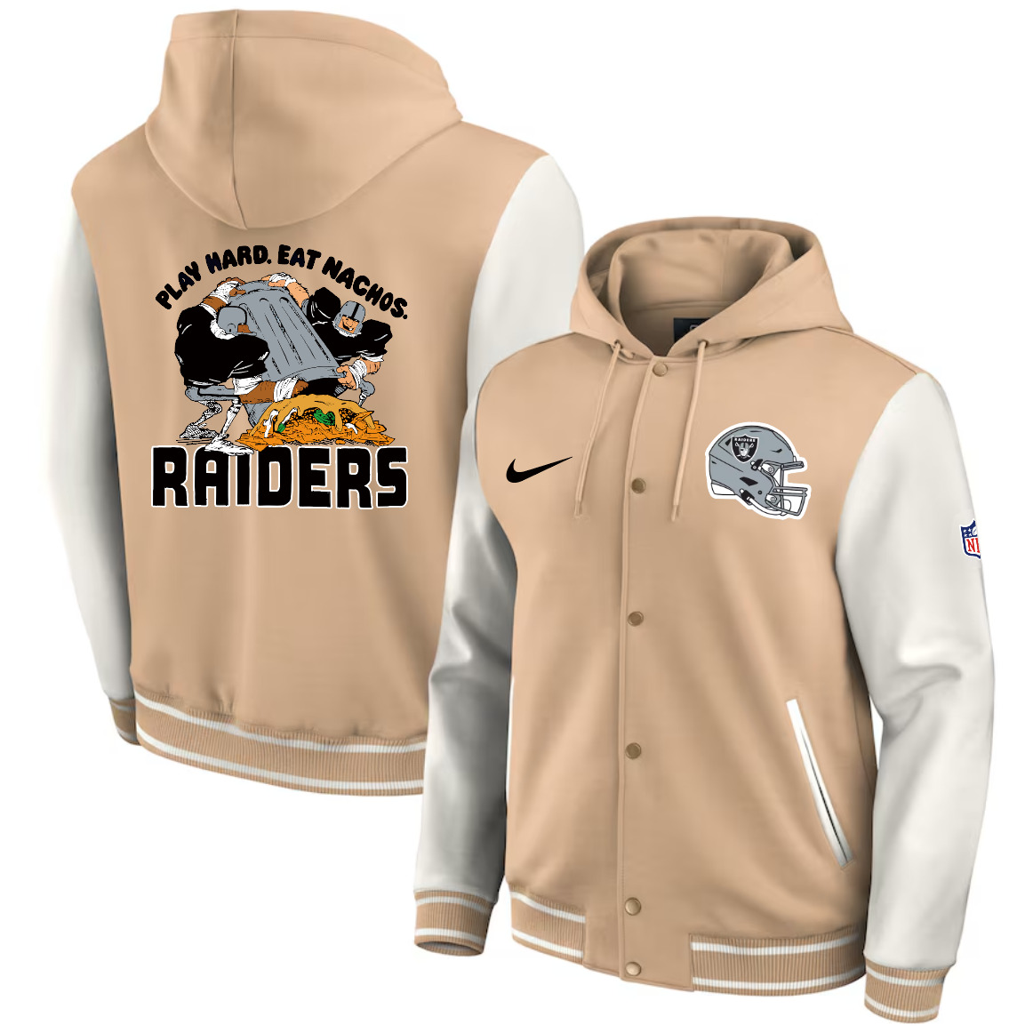 Men 2025 NFL Oakland Raiders jacket syle 1